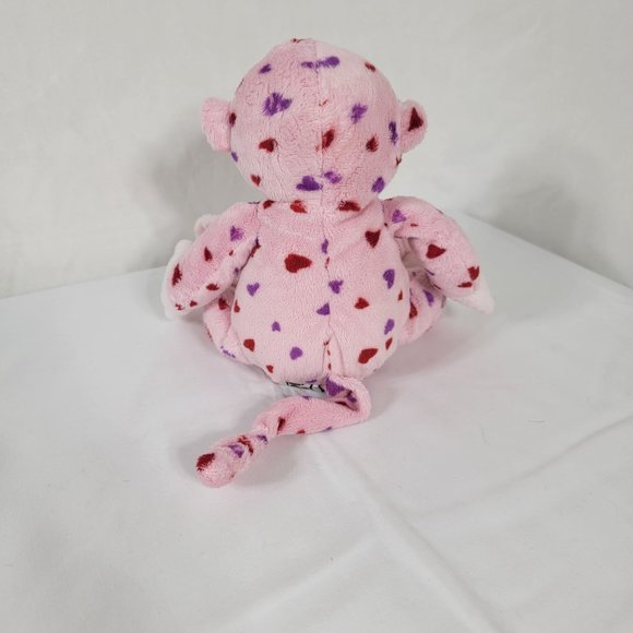 GANZ Webkinz Love Monkey Bean Bag Plush Stuffed Animal Soft Toy HM343 NO CODE - Picture 5 of 9